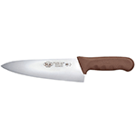 Winco Stal Brown 8" Wide Cook's Knife 
