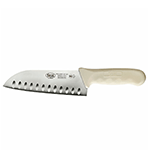 Winco Stal 7" White Santoku Knife 