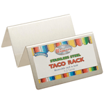 Winco Stainless Steel Taco Holder for 1 to 2 Tacos