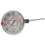 Winco TMT-CDF5 3" Dial Deep Fry/Candy Thermometer with 12-Inch Probe