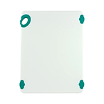 Winco White & Green Cutting Board, 15" x 20"