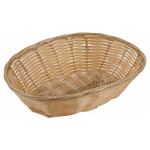 Winco Woven Display Basket, Oval - 9.5" long
