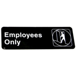 Winco Sign: Employees Only, 3