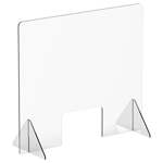 Winco Countertop Safety Shield Guard 36"W x 32"H with Window, ACSS-3632W