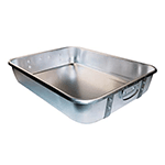 Winco 18"x 24"x 4-1/2" High Aluminum Bake/Roast Pan with Straps