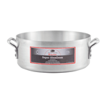 Winware by Winco AXBZ-15 15 Qt. Aluminum Brazier, 4mm, Super Aluminum