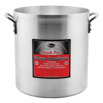 Winware by Winco AXHH-60 60 Qt. Stock Pot, 6mm, Super Aluminum