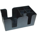 Winco BC-6 Bar Caddy, 6 compartments