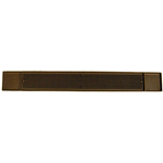 Winco BM-327B Rubber Bar Mat, 27'' x 3-1/4'', Brown