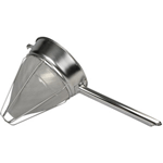 Winco Bouillon Strainer, 8" Diameter w/Reinforcing Wires