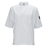 Winco UNF-9WM Broadway Ventilated Cook's Shirt