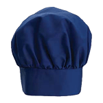 Winware by Winco CH-13 Chef Hat 13", Cotton/Poly Blend - Blue