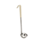 Winco Color-Coded Ladle, 3 Ounce, Ivory Sleeve on Handle