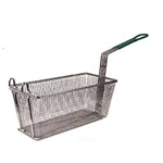 Winco Fry Basket w/Non-Slip Sleeve Color: Orange Handle: 12-1/8