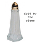 Winco G-111 Salt Shaker, Tower, Gold Plated Top, 1 Oz.