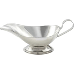 Winco Gravy Boat, Stainless Steel