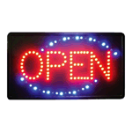 Winco LED-6 OPEN Business Sign with Flashing LEDs