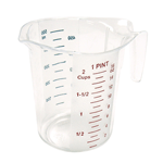 Winware by Winco PMCP-50 Polycarbonate Measuring Cup - 1 Pint