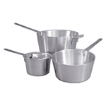 Winco Tapered Sauce Pan, Aluminum, 4-1/4 Quart