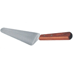 Winco TN166 Stainless Steel Pie Server, Wooden Handle, 5-1/2