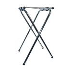 Winco Chrome Folding Tray Stand, 31" Tall