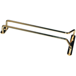Winco Wire Glass Hanger/Holder Rack, Brass Plated