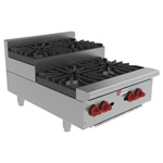 Wolf AHP424U Countertop Propane Gas Achiever Hotplate 24", Step-Up Burner