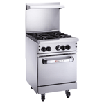 Wolf C24S-4BP 24" Challenger LP Gas XL Standard Oven and 4 Burners
