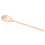 Wooden Mixing Spoon 3" Bowl Size - Thick Handle - 12"